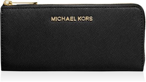 michael kors jet set travel saffiano leather checkbook wallet